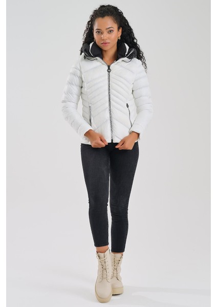 Kadın Mont Kapüşonlu 4120 RD23KB234120