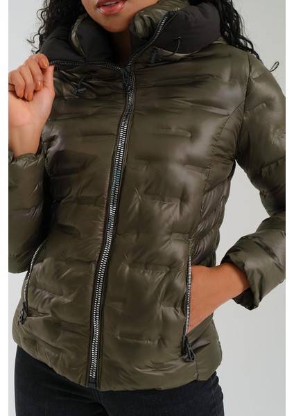 Kadın Mont Kapüşonlu 4126 RD23KB234126