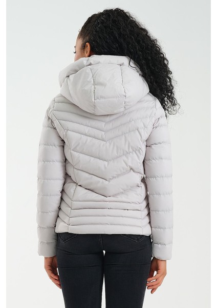 Kadın Mont Kapüşonlu 4121 RD23KB234121