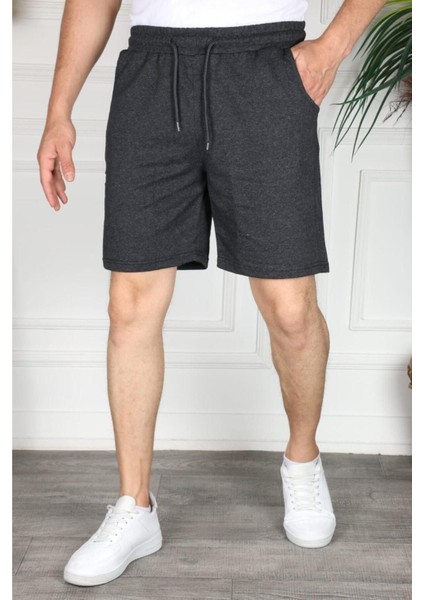 Antrasit Erkek Regular Fit Şort