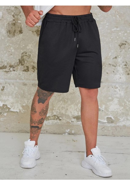 Siyah Erkek Şort modelleri