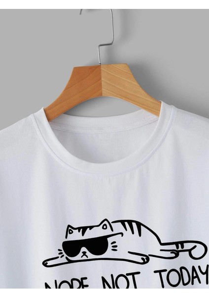 Crop Kedi Baskılı Tshirt modelleri