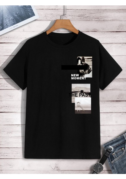 The Past Oversize Unisex Tshirt Siyah