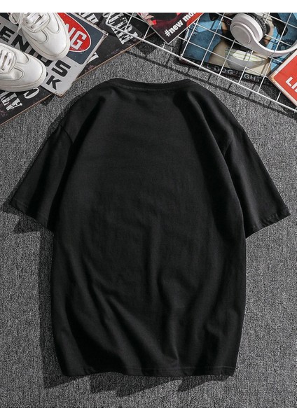 The Past Oversize Unisex Tshirt Siyah fırsatları
