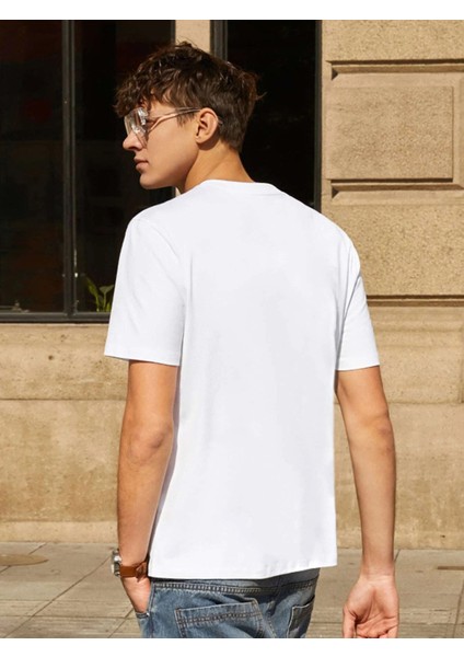 Great Baskılı Oversize Tshirt