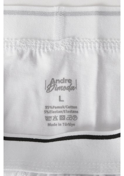 Erkek 3'lü Boxer Kumaş Premium Paket Düz Likralı Boxer Şort Çeyizlik Hediyelik