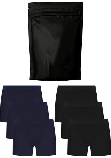 Erkek Boxer Likralı 6'lı Premium Paket