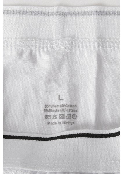 Erkek 3'lü Boxer Kumaş Premium Paket Düz Likralı Boxer Şort Çeyizlik Hediyelik
