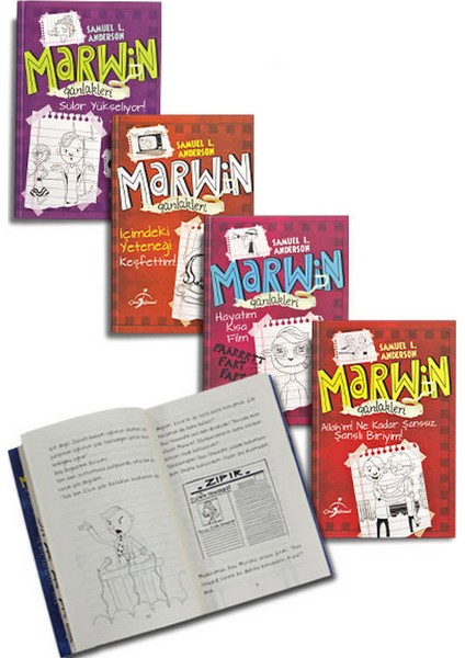 Marwin Günlükleri Seti - 5 Kitap