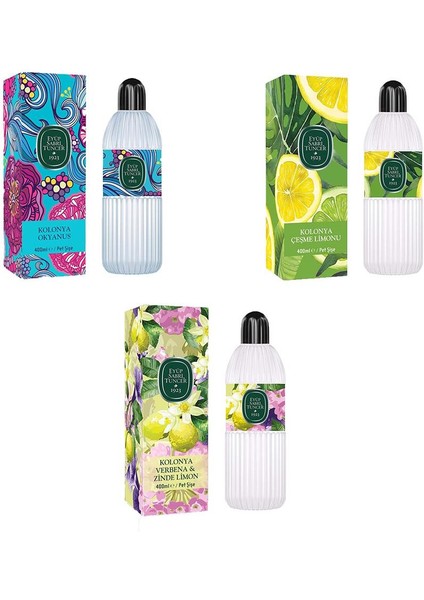 Kolonya Verbena & Zinde Limon, Okyanus ve Çeşme Limonu