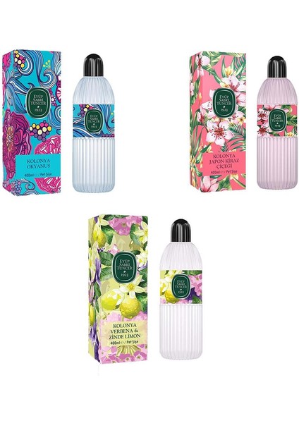 Kolonya Verbena & Zinde Limon, Okyanus ve Japon Kiraz Çiçeği