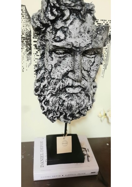 Dekoratif Poseıdon Heykel Büst