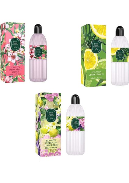 Kolonyası Verbena & Zinde Limon, Japon Kiraz Çiçeği ve Çeşme Limonu