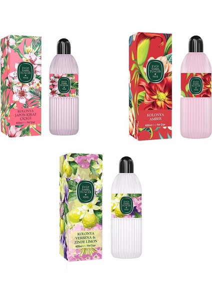 Kolonya Verbena & Zinde Limon, Japon Kiraz Çiçeği ve Amber