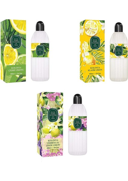 Kolonya Verbena & Zinde Limon, Çeşme Limonu ve Klasik Limon