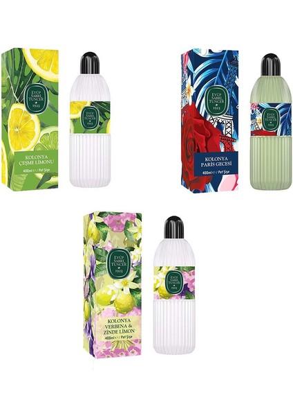 Kolonya Verbena & Zinde Limon, Çeşme Limonu ve Paris Gecesi