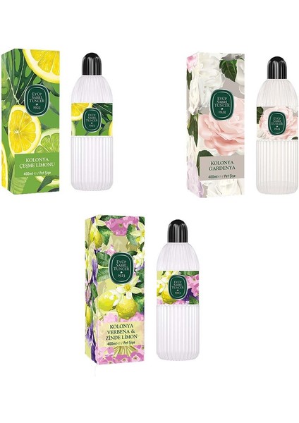 Kolonya Verbena & Zinde Limon, Çeşme Limonu ve Gardenya