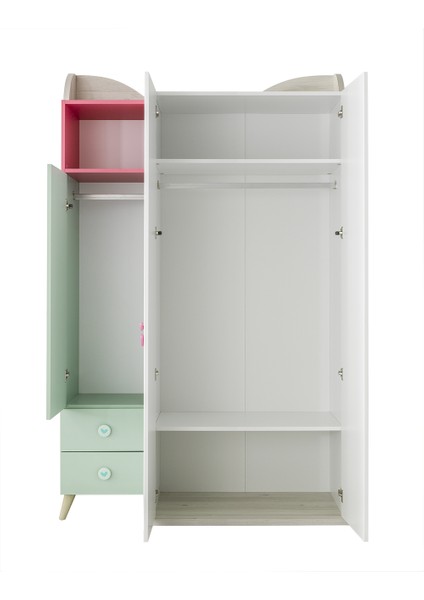 Rengarenk Candy 3 Kapaklı Dolap fiyatları