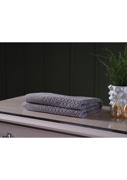 Luxury Banyo Havlusu 90X150CM - Gri fiyatları