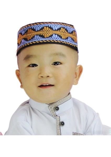 Çocuk Namaz Şapkası - Siyah (Yurt Dışından)