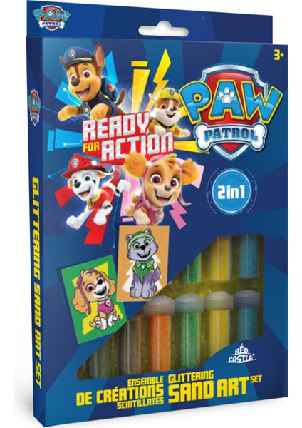 Eğitici, Eğlenceli Kum Boyama Aktivite ve Etkinlik Seti, Paw Patrol Skye&everest DSA-04 modelleri