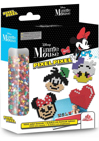 Boncuk Eğitici, Eğlenceli Aktivite Ve Etkinlik Oyuncak Seti, Disney Minnie Mouse BB16-04