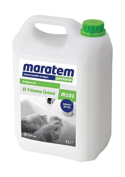 Maratem M101 El Yıkama Ürünü Sedefli Beyaz 5 Lt. 1 Beyaz