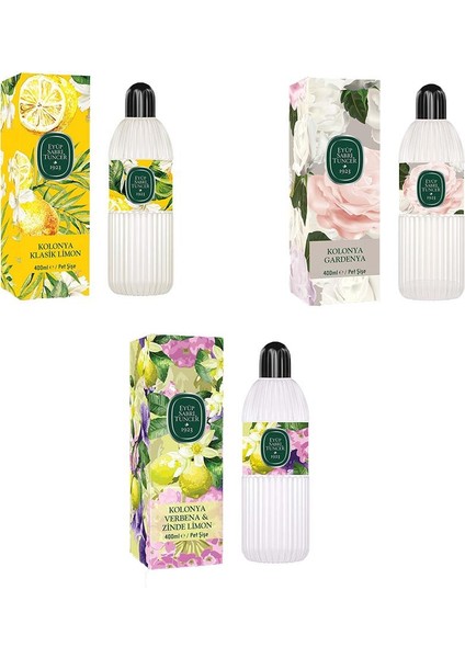 Kolonya Verbena & Zinde Limon, Klasik Limon ve Gardenya