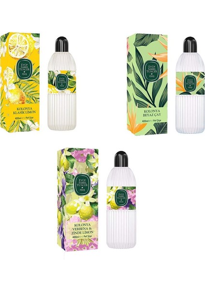 Kolonya Verbena & Zinde Limon, Klasik Limon ve Beyaz Çay