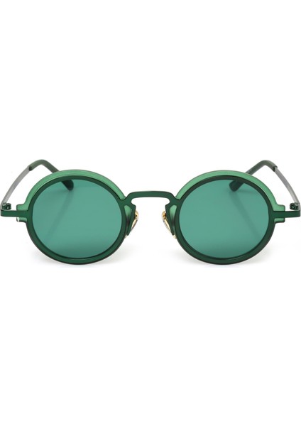 s Yuvarlak Çerçeceli Yeşil Unisex Güneş Gözlüğü AE2104C16