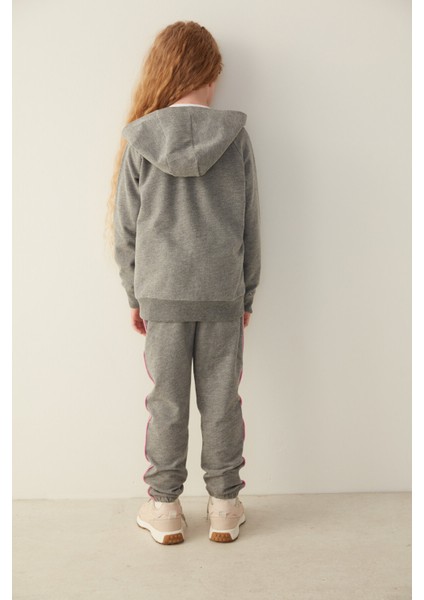 Kız Çocuk Önden Fermuarlı Kapüşonlu Hırka indirimleri