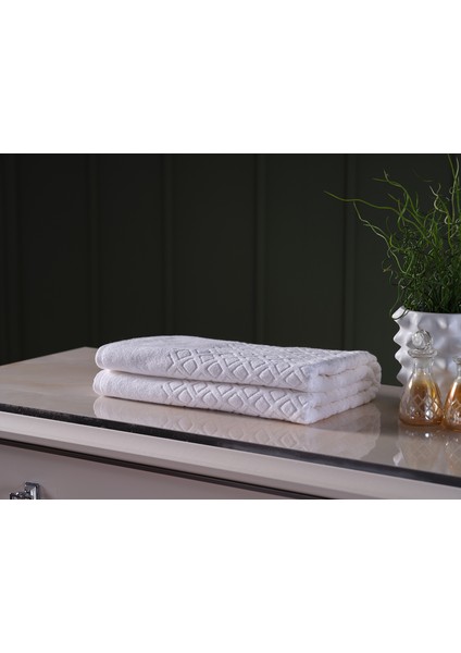 Luxury Banyo Havlusu 90X150CM - Beyaz fiyatları
