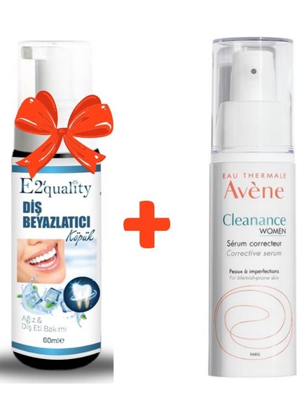 E2'quality Diş Köpük + Avene Cleanance Women Düzenleyici Serum 30 ml
