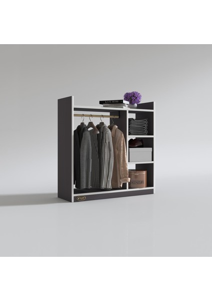 Kenzlife giysi dolabı turabi 090*090*30 gri