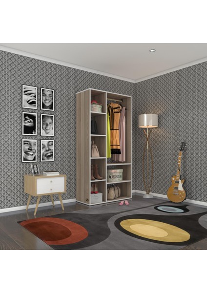 Kenzlife giysi dolabı hüsamettin 180*090*40 crd gardırop