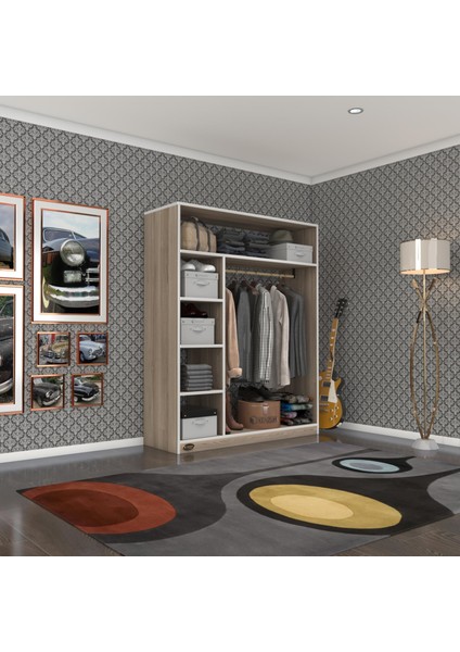 Kenzlife giysi dolabı necmettin 150*120*40 crd gardırop