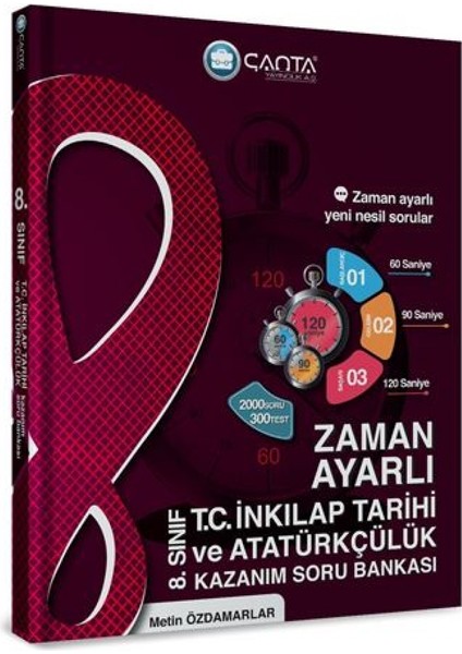 8.Sınıf T.C. İnkılap Tarihi Ve Atatürkçülük Zaman Ayarlı Kazanım Soru Bankası 2022