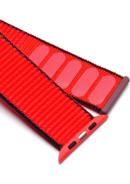 Apple Watch 2/3/4/5/6/7/8/se/nike 38MM 40MM 41MM Hasır Kordon Kaliteli Tasarım (Krd-03) modelleri