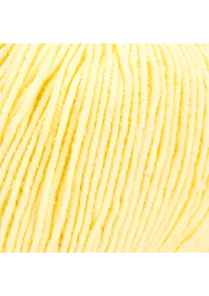 Jeans Soft Sarı El Örgü Ipliği