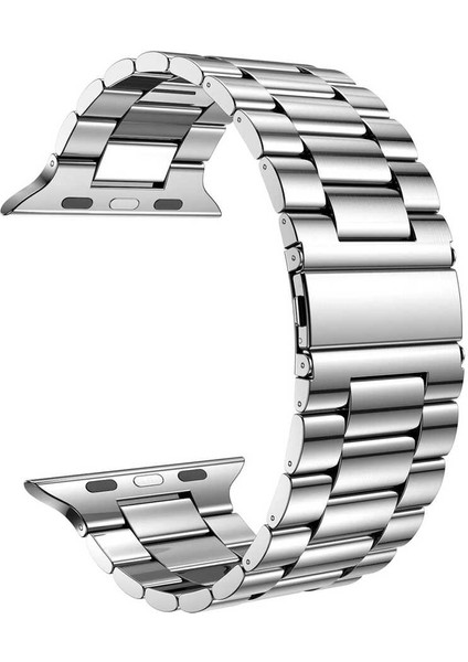 Apple Watch Uyumlu 40MM Wiwu Ultra Thin Steel Belt Three Beads Metal Kordon