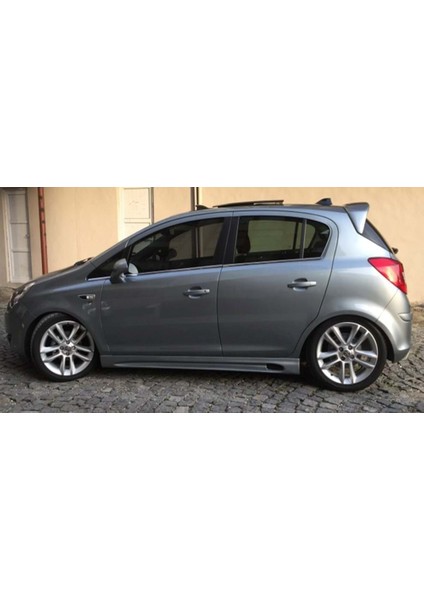 Opel Corsa D Rieger Yan Marşpiyel Seti Mat Siyah 2006 2007 2008 2009 2010 2011 2012 2013 2014