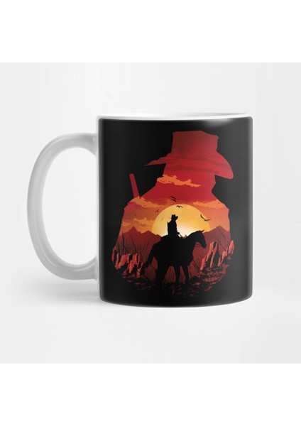 Red Sunset Red Dead Redemption Kupa Bardak