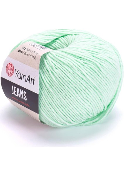 Jeans Su Yeşil El Örgü Ipliği