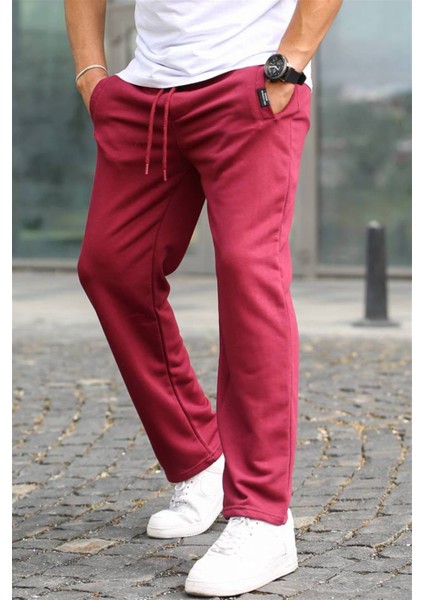 Bordo Basic Eşofman Altı 5479