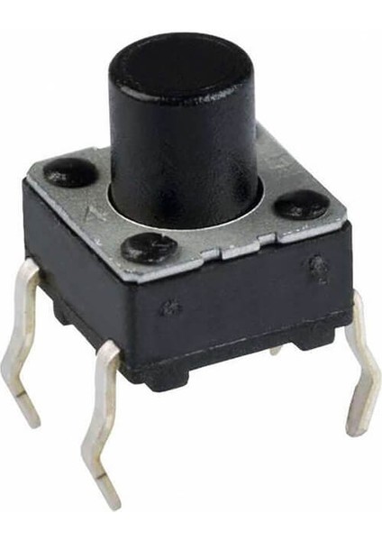 Push Button Buton Tach Switch 6x6 9mm ( 4 Bacak ) - 10 Adet