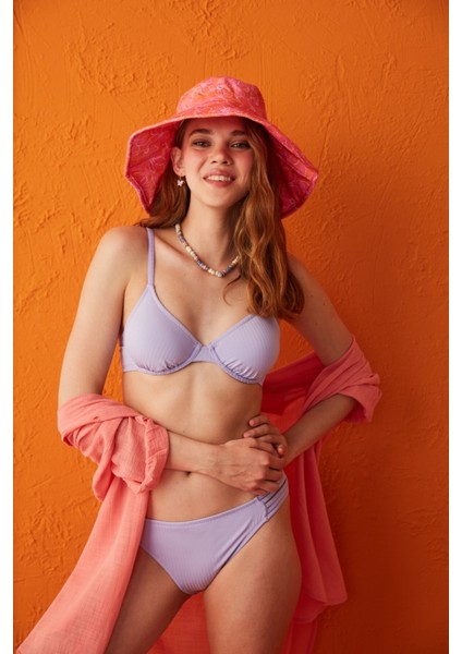 Eflatun Lively Balen Bikini Üstü