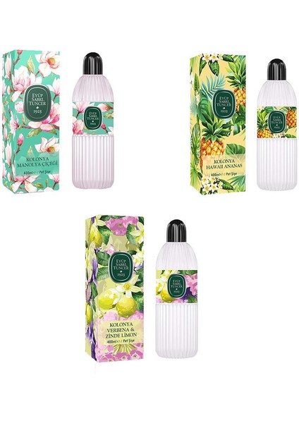 Kolonya Verbena & Zinde Limon, Manolya Çiçeği ve Hawaii Ananas