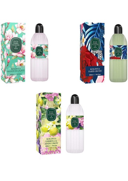 Kolonya Verbena & Zinde Limon, Manolya Çiçeği ve Paris Gecesi