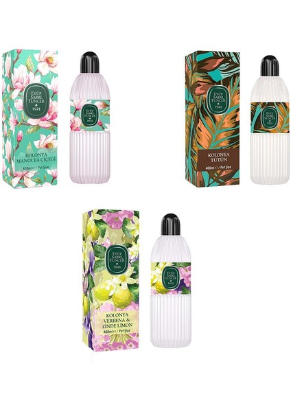 Kolonya Verbena & Zinde Limon, Manolya Çiçeği ve Tütün