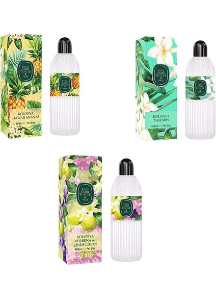 Kolonya Verbena & Zinde Limon, Hawaii Ananas ve Yasemin